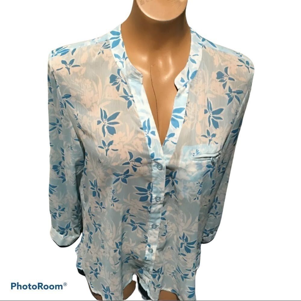 KUT from the kloth floral sheer blouse NWT XS